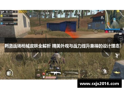 刺激战场枪械皮肤全解析 精美外观与战力提升兼得的设计理念